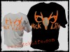 Deer Skull Hunters Orange & White Short Sleeve